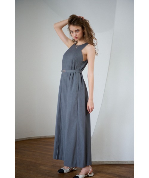Estella.K ワンピース Emilia Pleated Dress タックプリーツタンク