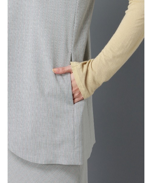 CIS.（シス） ベスト ジレ パッドショルダーCIS.ジレ ウォッシャブル