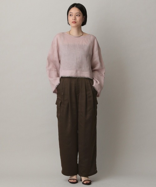 ルランゼフィールリネンシャツ B:MING by BEAMS（ビーミング by ビームス）【手洗いOK・冷房