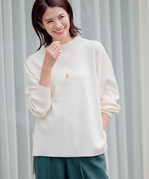 Elura（エルーラ） 長袖ニット MEDIUM ホワイト レディース : ZOZOTOWN
