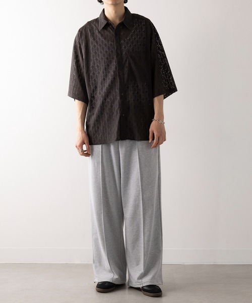 MAGASIN DE MODE HAUS ワイドパンツ スウェットパンツ ジャージ 「HAUS