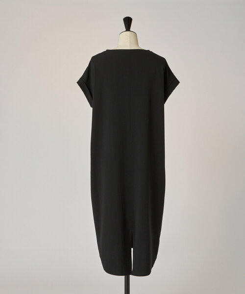 BEARDSLEY ワンピース ストレッチジョーゼットフレンチワンピ