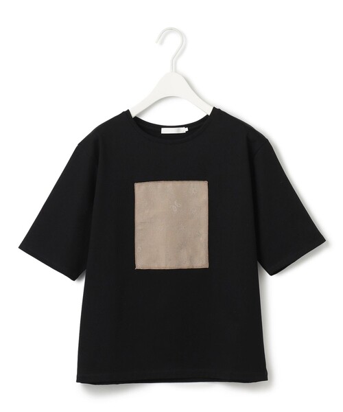 【送料無料】 ICB tシャツ ZOZOTOWN : レディース TEE ペイズリーレノクロス トップス