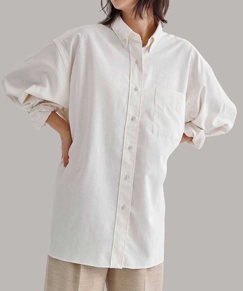 ブラウス シャツ 「ZOZOTOWN限定」「Louren/ローレン」basic broadcloth shirt/ベーシックブロードクロスシャツ/ブラ louren ブラウス シャツ 「ZOZOTOWN限定」「Louren/ローレン