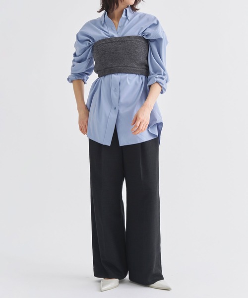 ブラウス シャツ 「ZOZOTOWN限定」「Louren/ローレン」basic broadcloth shirt/ベーシックブロードクロスシャツ/ブラ louren ブラウス シャツ 「ZOZOTOWN限定」「Louren/ローレン