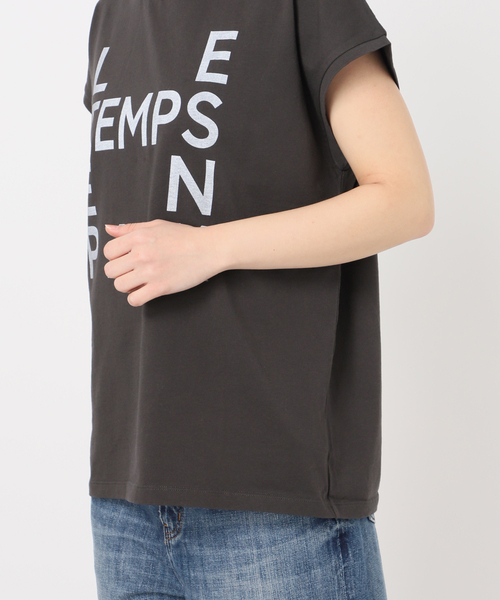 Spick＆Span tシャツ ロゴフレンチTシャツ2 レディース