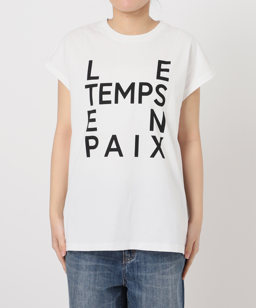 Spick＆Span tシャツ ロゴフレンチTシャツ2 レディース