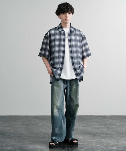Rocky Monroe（ロッキーモンロー） シャツ 半袖 オーバーサイズ