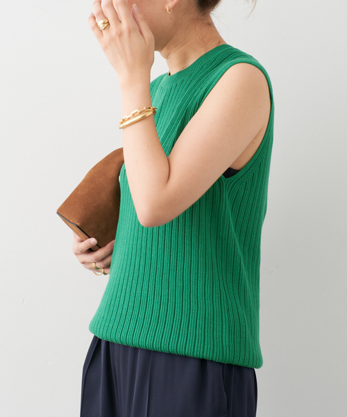 Deuxieme Classe ニット セーター 「LOWER/ローヴァー」14G SILK