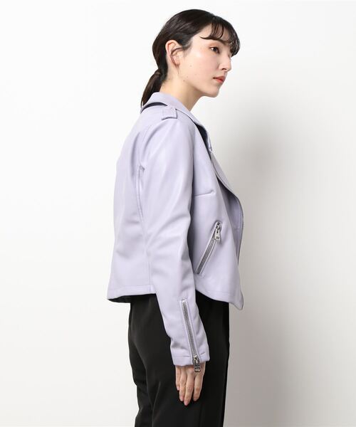 「jakke」 ブルゾン MEDIUM パープル レディース_画像2