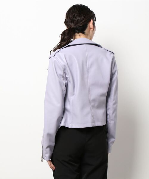 「jakke」 ブルゾン MEDIUM パープル レディース_画像3
