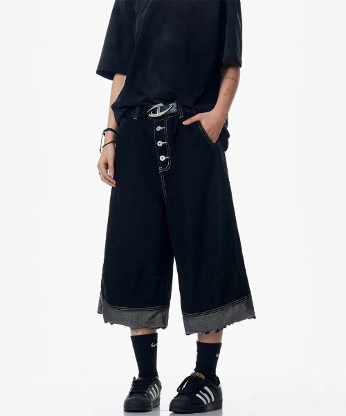JEMUT正規品★23SS★Simon カーペンター デニムハーフパンツ S-XL]カーペンターハーフパンツデニムパンツ | ファッション通販