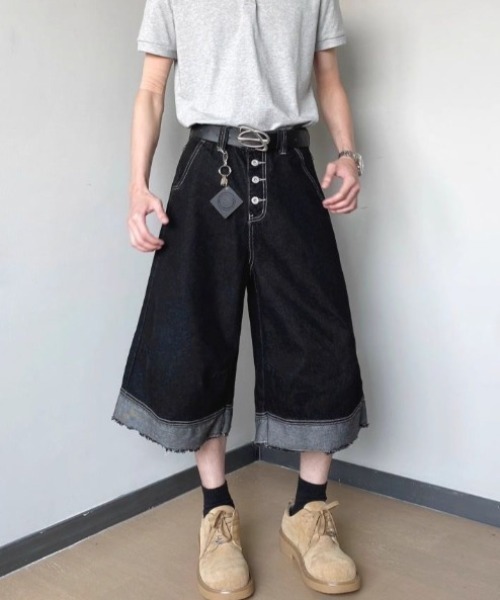 FreeZone ジーンズ カーペンターハーフパンツ メンズ レディース
