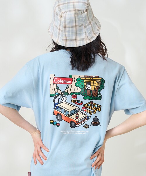 tシャツ Coleman×matsui×FREAK'S STORE/コールマン 別注 rocky camping Tシャツ/別注 ロッキー キャンピン