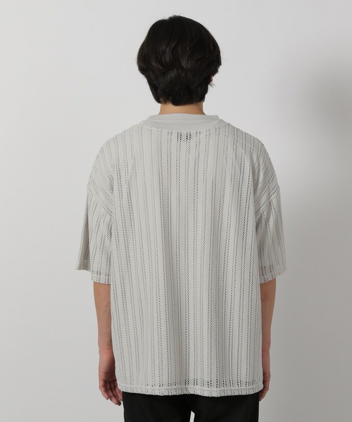 LAKOLE（ラコレ） tシャツ 「2枚セット」レースアンサンブル半袖T 
