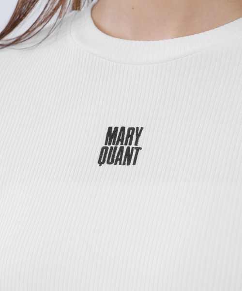 MARY QUANT tシャツ マリークワント mary quant ロゴテープ