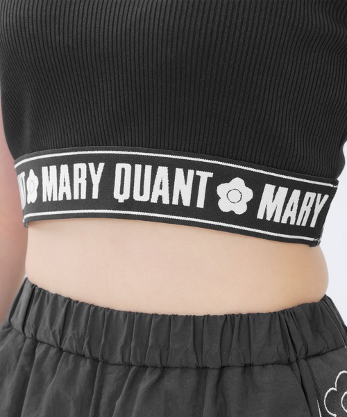 MARY QUANT tシャツ マリークワント mary quant ロゴテープ