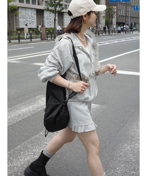 パーカー design frill parka レディース jumelle パーカー design frill parka レディース : ZOZOTOWN