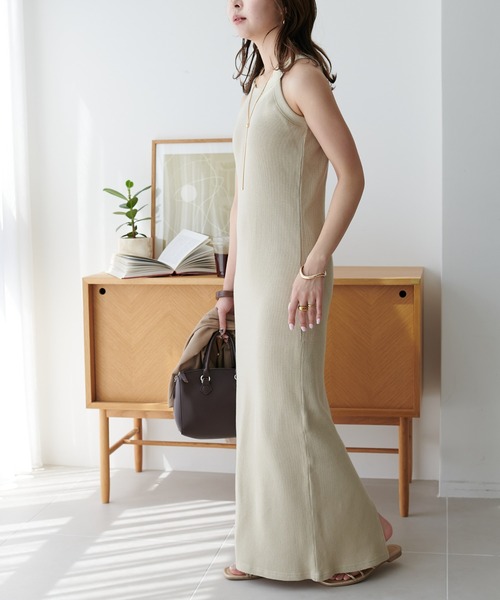 Discoat（ディスコート） ワンピース カップ付ワッフルアメスリ