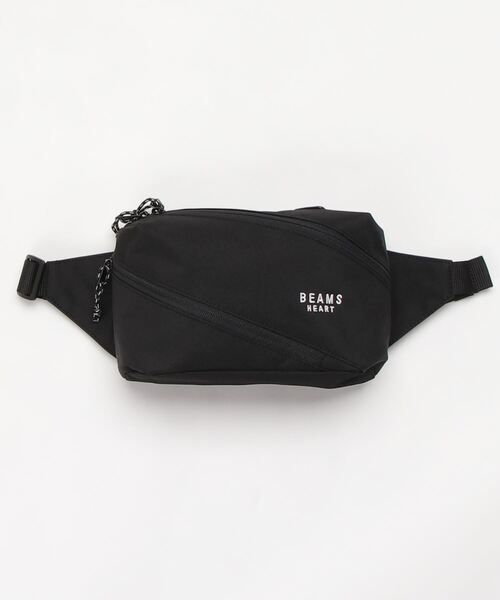 BEAMS ビームス ウエストポーチ ワンショルダー ブラック