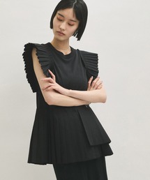 tシャツ 「サステナブル」プリーツコンビプルオーバー レディース｜ZOZOTOWN Yahoo!店