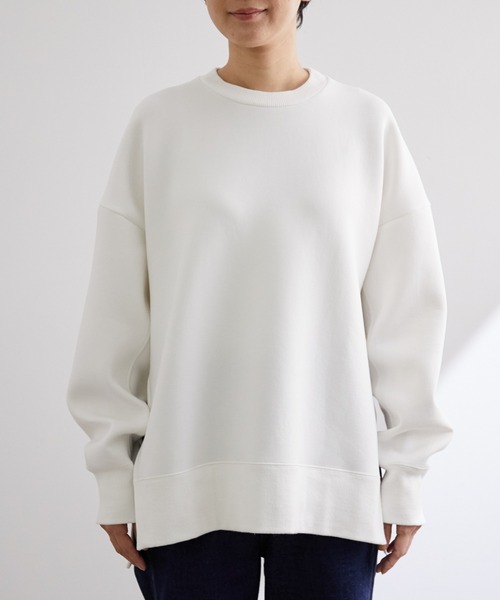 「ADAM ET ROPE'」 長袖シャツ FREE サックスブルー レディース ADAM ET ROPE' 「ADAM ROPE'」 長袖カットソー FREE サックス
