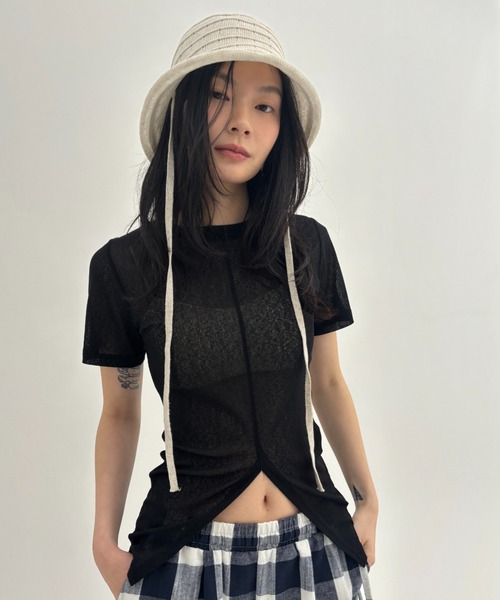 tシャツ 「GGG for SALON」別注FRESCA RIBロングスリーブプルオーバー レディース GIUNON（ジウノン）の「long sleeve rib tops / ロングスリーブ