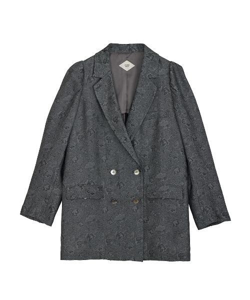 ジャケット・アウター AMERI MEDI LILY JACQUARD JACKET Ameri（アメリ） ジャケット テーラードジャケット MEDI LILY JACQUARD
