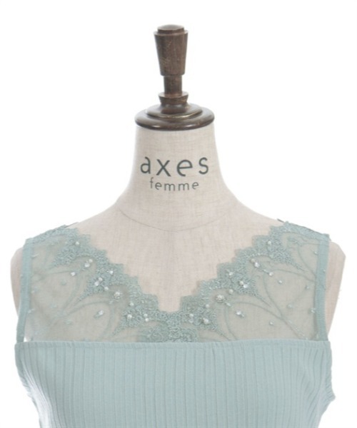 axes femme（アクシーズ ファム） タンクトップ ノースリーブ 吸水速乾