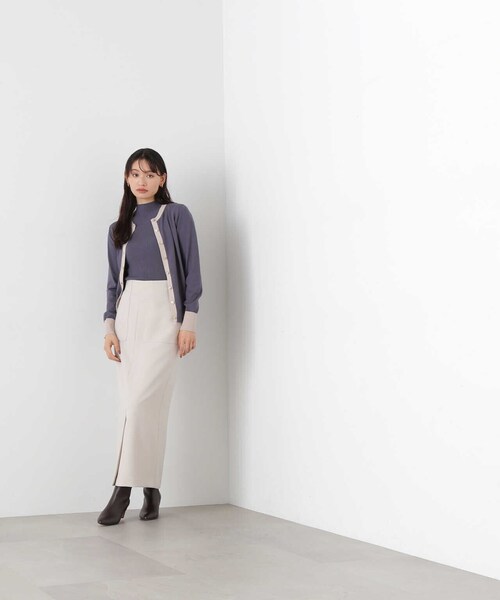 「NATURAL BEAUTY BASIC」 ニットアンサンブル FREE ベージュ系その他 レディース NATURAL BEAUTY BASIC 「NATURAL BASIC」 ニットアンサンブル