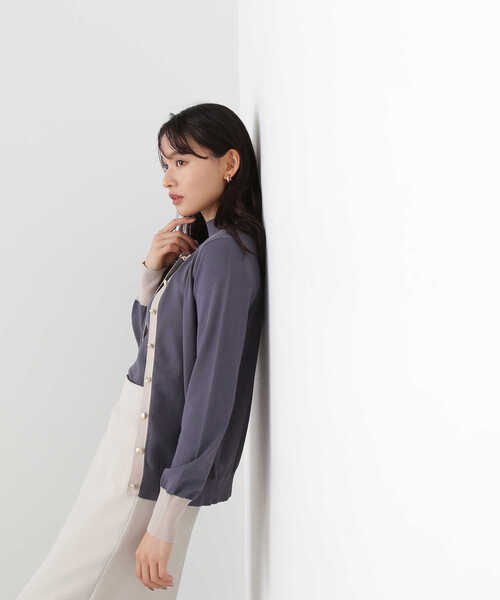 「NATURAL BEAUTY BASIC」 ニットアンサンブル FREE ベージュ系その他 レディース NATURAL BEAUTY BASIC 「NATURAL BASIC」 ニットアンサンブル