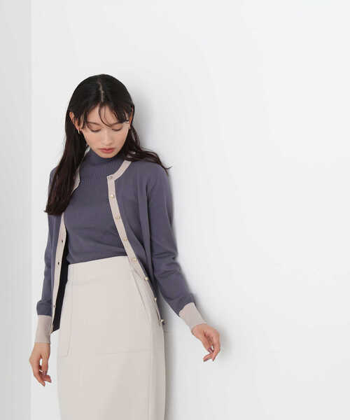 「NATURAL BEAUTY BASIC」 ニットアンサンブル FREE ベージュ系その他 レディース NATURAL BEAUTY BASIC 「NATURAL BASIC」 ニットアンサンブル