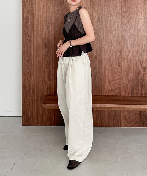 お値下げ中＊ Loungedress コクーンチノパンツ LOUNGEDRESS（ラウンジドレス）の「コクーンチノパンツ