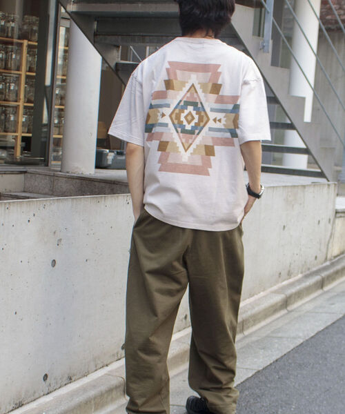 「PENDLETON」 半袖Tシャツ L キナリ メンズ
