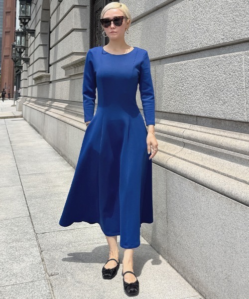 ワンピース フレンチ美シルエットとろみスリーブワンピース : ZOZOTOWN
