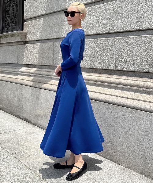ワンピース フレンチ美シルエットとろみスリーブワンピース : ZOZOTOWN
