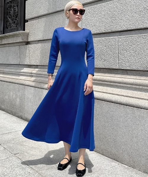 ワンピース フレンチ美シルエットとろみスリーブワンピース : ZOZOTOWN