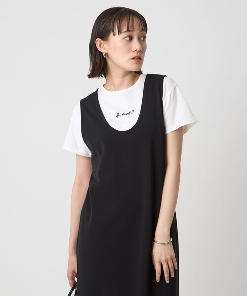 To b. by agnes tシャツ 「To b.コラボ」ロゴ ショートスリーブ