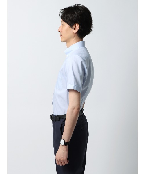 フォーマル シャツ 半袖ワイシャツ ノンアイロンストレッチ COOL