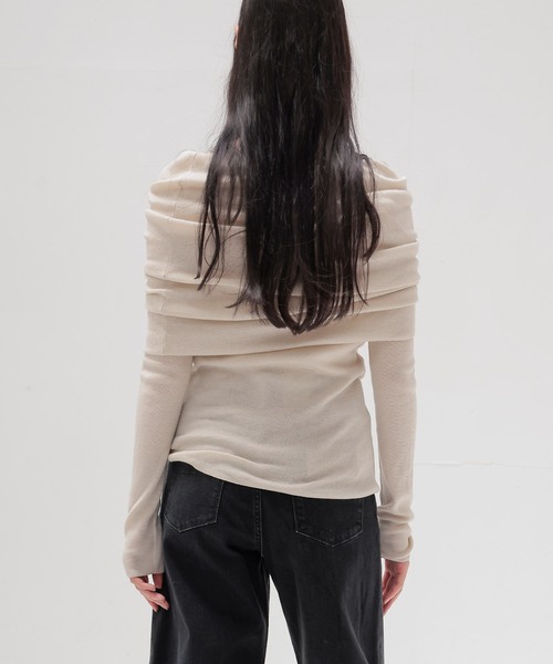 DRESSLAVE（ドレスレイブ） ニット セーター big offshoulder pull