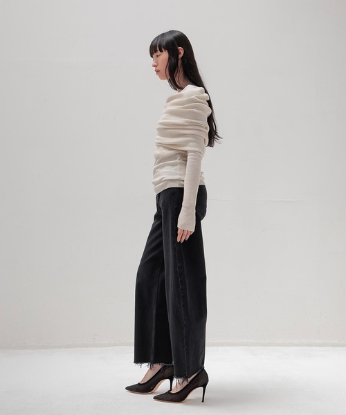 DRESSLAVE（ドレスレイブ） ニット セーター big offshoulder pull