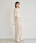 ワイドパンツ スラックス パンツ 「追加」ツー...の詳細画像5