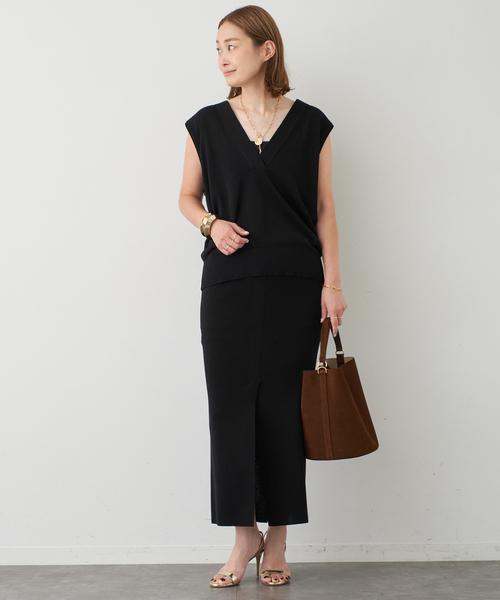 【美品】DeuxiemeClasse 夏に1枚は欲しい！スッキリ見えするスカート 美品】DeuxiemeClasse 夏に1枚は欲しい！スッキリ見えするスカート