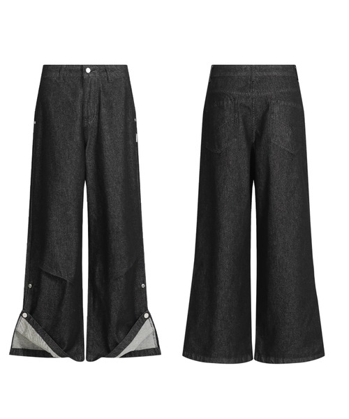 「WESTBOY」 デニムパンツ X-LARGE ブラック メンズ