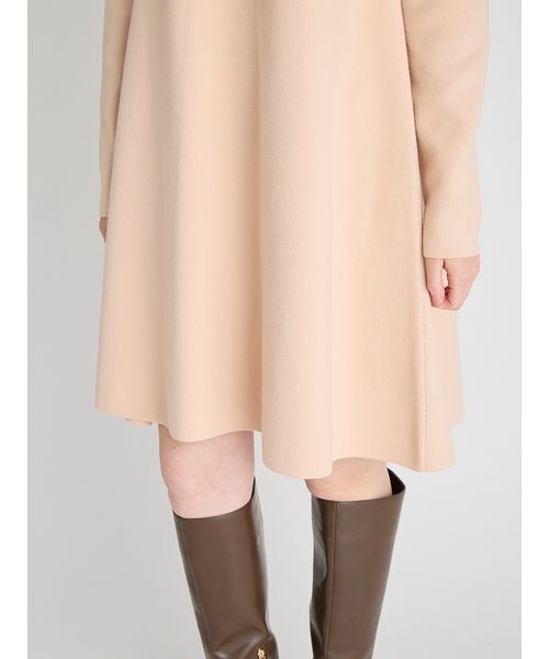 CELFORD（セルフォード） ワンピース 衿付きAラインニットワンピース