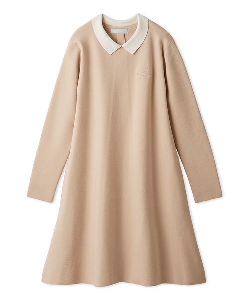 CELFORD（セルフォード） ワンピース 衿付きAラインニットワンピース