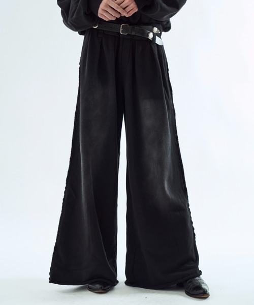 サイズ3 seyto / クラッシュベロアワイドフレアパンツ The Zephyra