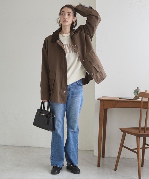 ANGIE カバーオール ツイル カバーオール ジャケット / ハンティング