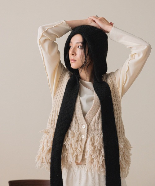 LOWRYS FARM（ローリーズファーム） マフラー ストール フードマフラー