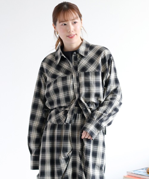 cepo（セポ） ブラウス シャツ 「セットアップ対応」チェックシャツ